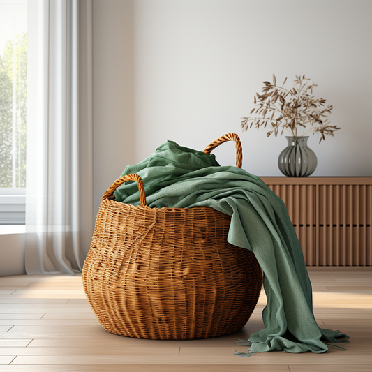 Woven Wicker Basket